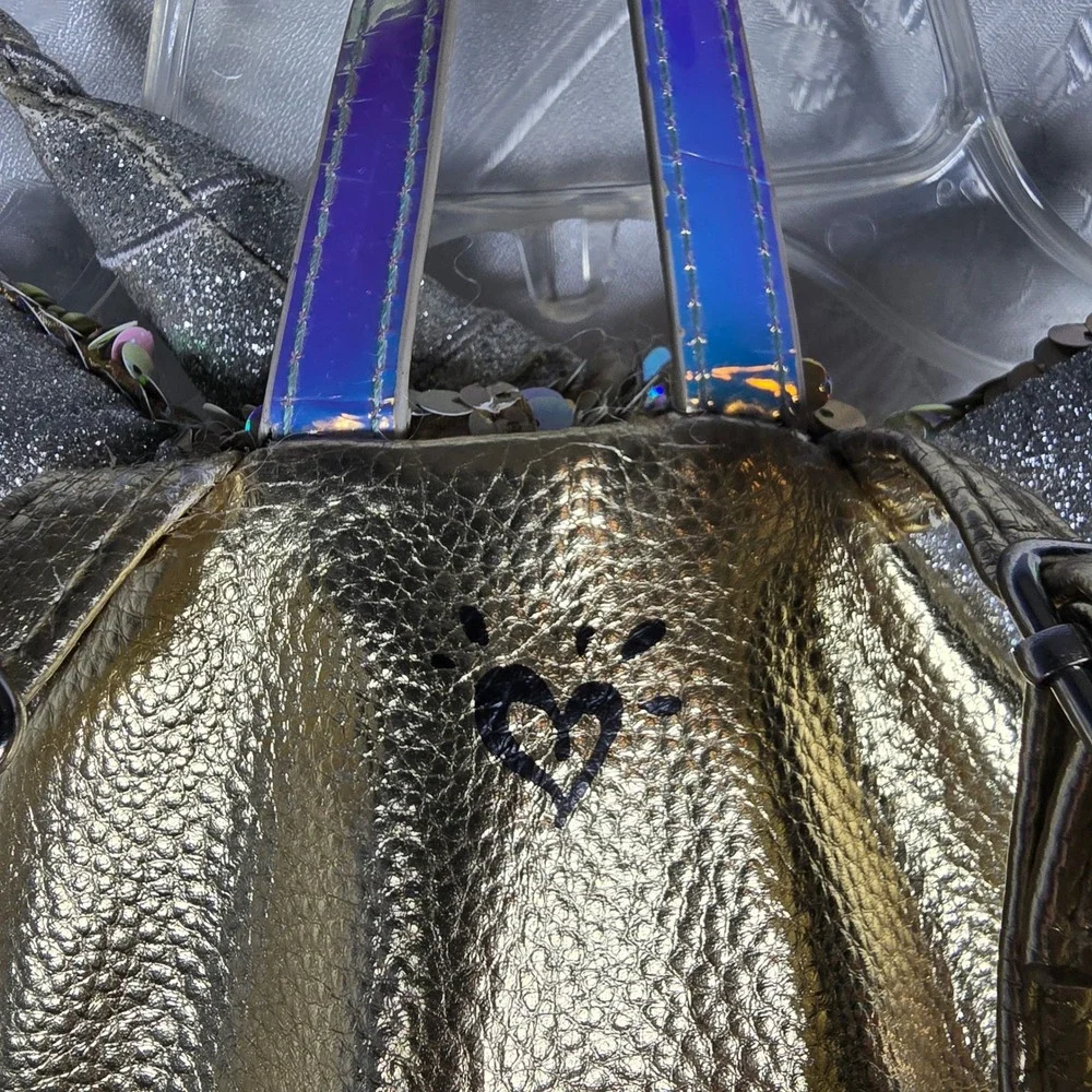 Justice Kids Unicorn Sequin Backpack I Initial, Pompom, Rainbow, Color‎ Changing